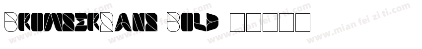 BrowserSans Bold字体转换